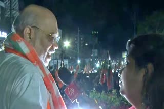 Amit Shah road show in Guwahati