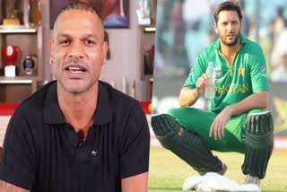 Afridi Dhawan controversy