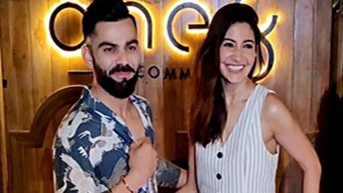 Virat Kohli with wife Anushka Sharma