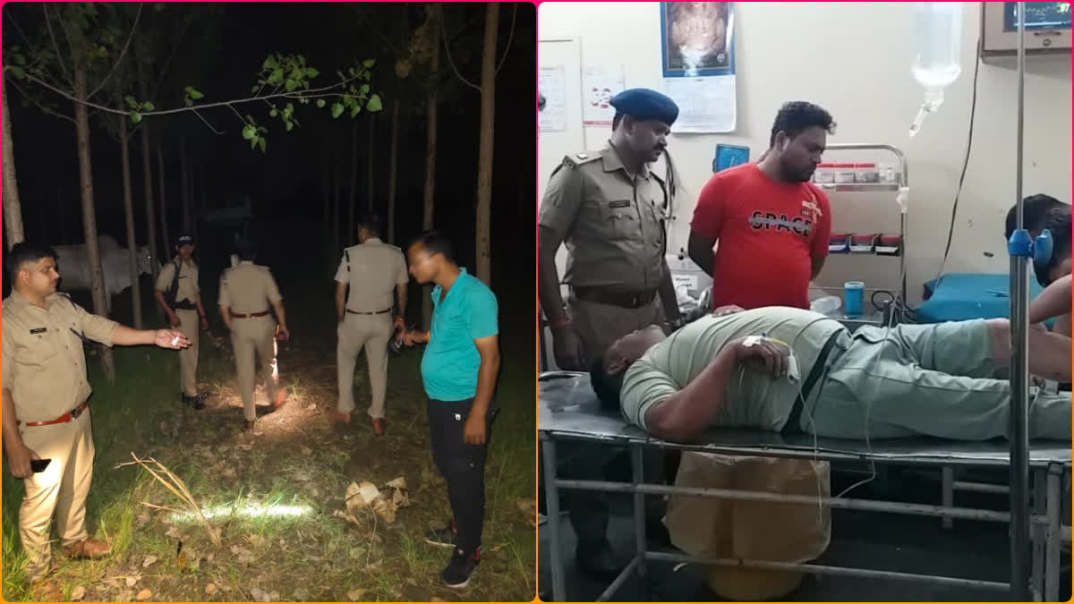 police and cow smugglers Encounter in Roorkee