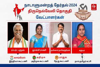 நாடாளுமன்றத் தேர்தல் 2024 - திருநெல்வேலி தொகுதி வேட்பாளர்கள்