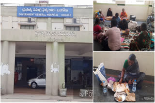 Ongole GGH Giving Quality Less Food for Patients