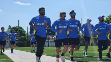 Team India start training