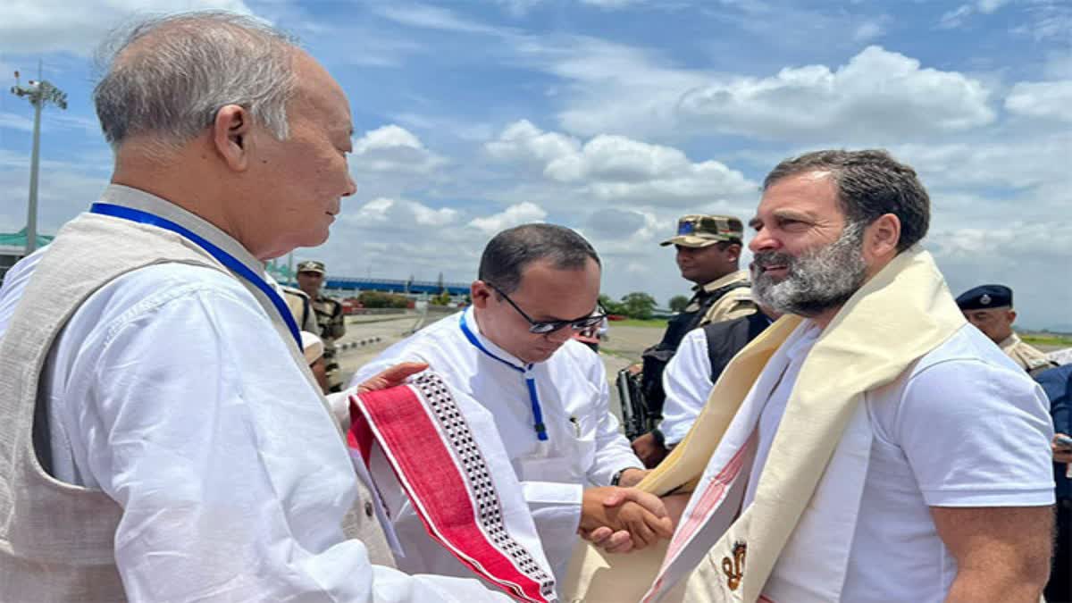 Rahul Gandhis two days visit of Manipur