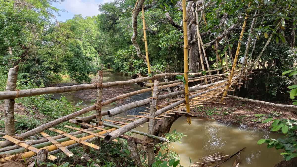 footpath for traffic Sirsi  to  Adavimane