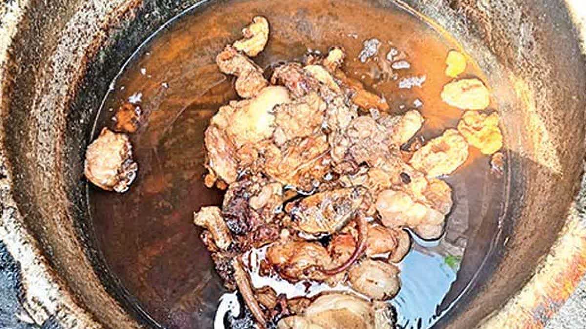 MAN SELLING PIG FAT OIL IN HYDERABAD