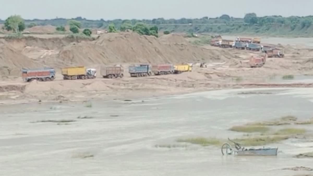 ban on sand mining from rivers in Bhind