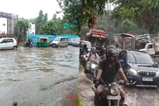 झमाझम बारिश से मौसम हुआ सुहाना