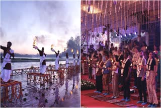 G20 members at Rishikesh Ganga Aarti