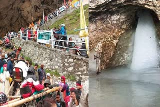 Amarnath Yatra 2023: શ્રદ્ધાળુઓનો પ્રથમ સમૂહ અમરનાથ યાત્રી બેઝ કેમ્પ પહોંચ્યો હતો