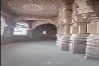 The circumambulation path at Shri Ram temple, Ayodhya