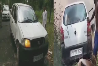 Car fell into Sirhind canal due to heavy rain in Doraha near Khanna