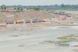 ban on sand mining from rivers in Bhind