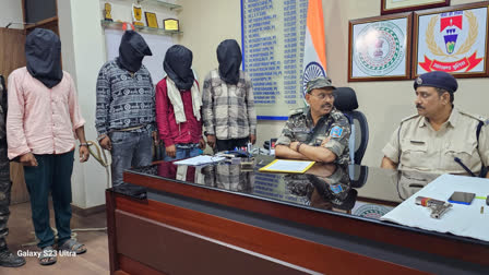 Ranchi police arrested 5 criminals