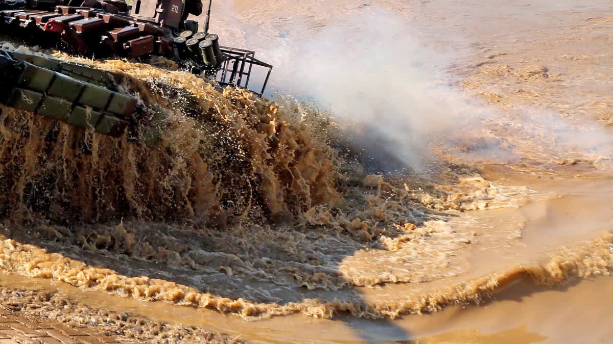 Accident during tank exercise