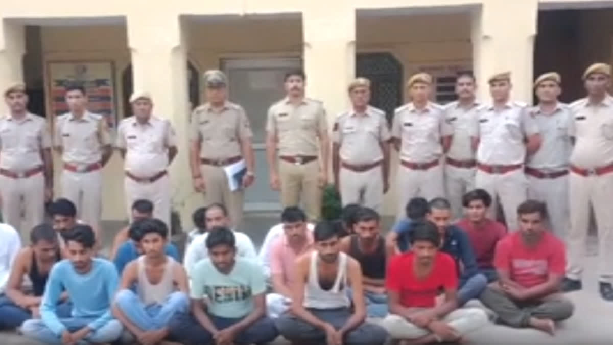 24 cyber thugs arrested in Alwar