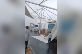 Rajkot airport canopy collapses