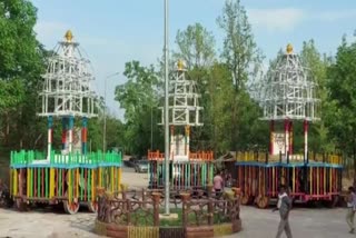 PREPARATION FOR RATH YATRA IN PATALI SHREE KHETRA SUBARNPUR