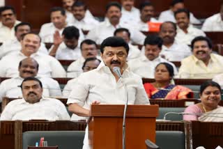 Chief Minister M.K. Stalin speaking at the Assembly Session on Friday.