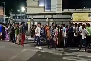 Hawkers Protest in Chetla