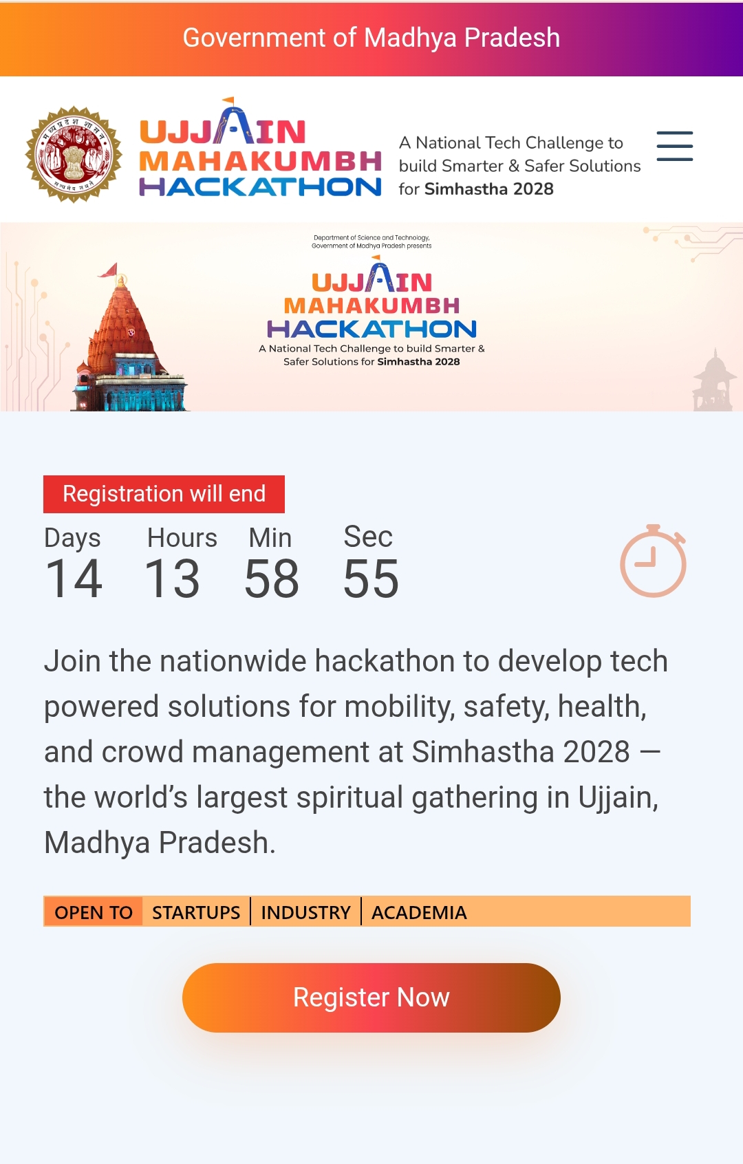 Ujjain mahakumbh hackathon