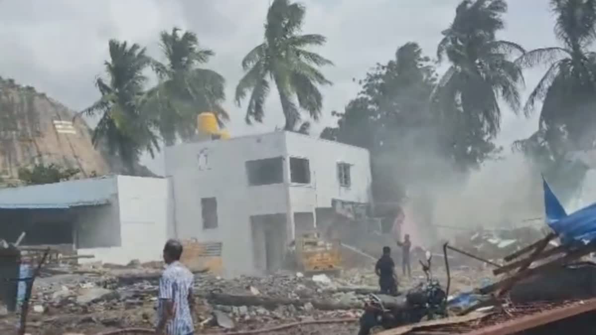 Cracker Godown Explosion in Krishnagiri