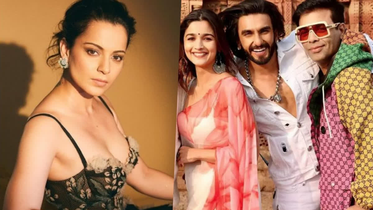 On Saturday, Kangana Ranaut took to social media to lash out at Karan Johar over his latest directorial venture Rocky Aur Rani Kii Prem Kahaani. Kangana dubbed Ranveer Singh and Alia Bhatt starrer "daily soap" and asked Karan to make way for young filmmakers who can churn out "revolutionary films." The actor also shared a piece of advice for Ranveer in her latest social media post.