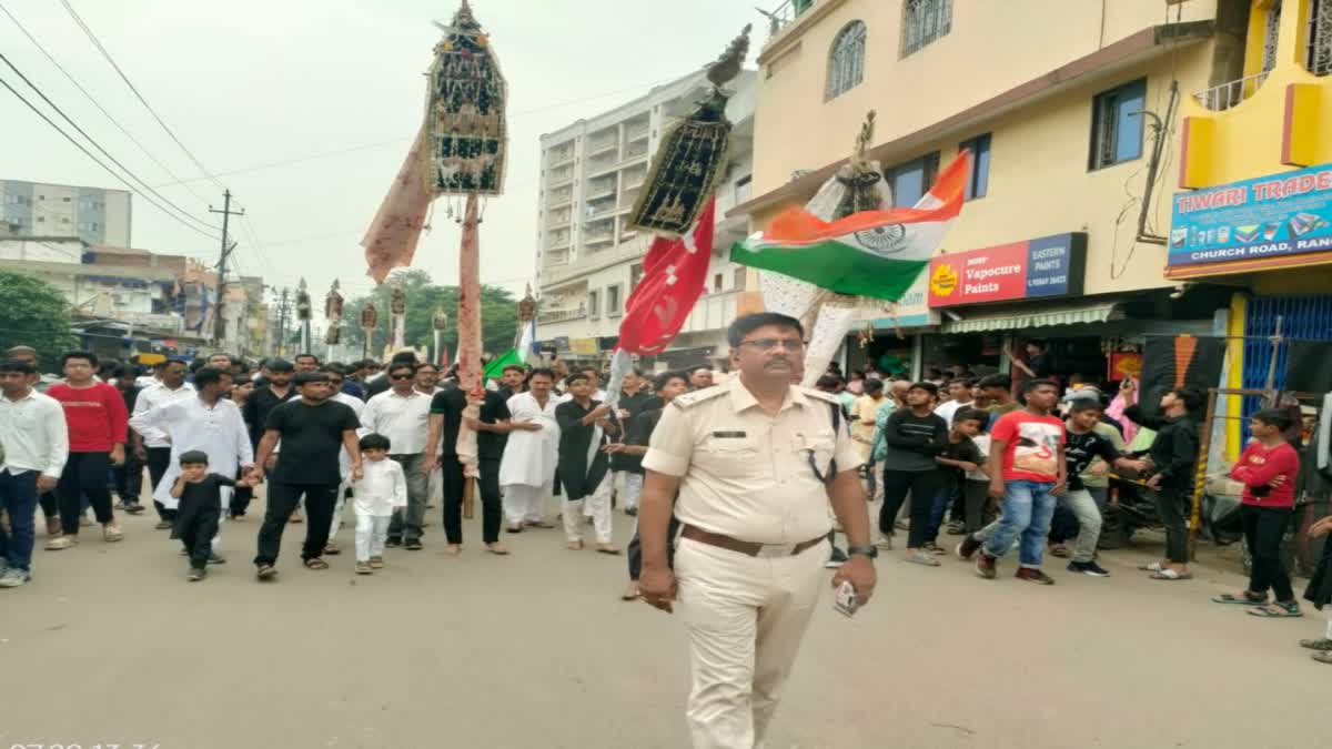 Moharram procession in ranchi