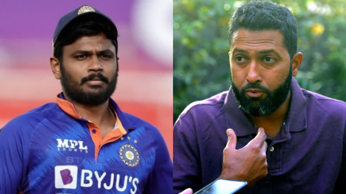 WI vs IND  Wasim Jaffer On Sanju Samson  Wasim Jaffer  Sanju Samson  ഇന്ത്യ vs വെസ്റ്റ് ഇന്‍ഡീസ്  സഞ്‌ജു സാംസണ്‍  വസീം ജാഫര്‍  സഞ്‌ജുവിനെ പിന്തുണച്ച് വസീം ജാഫര്‍  ഇഷാന്‍ കിഷന്‍  Ishan kishan