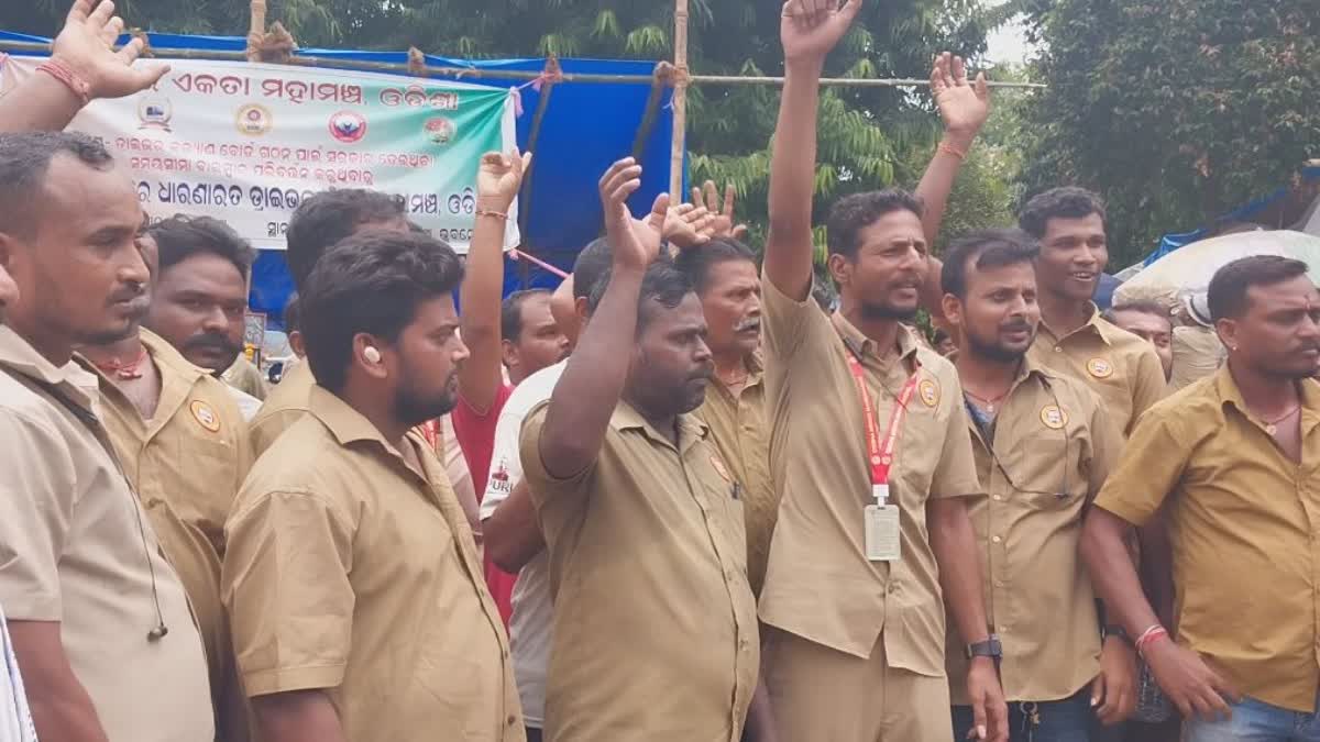 odisha driver association protest
