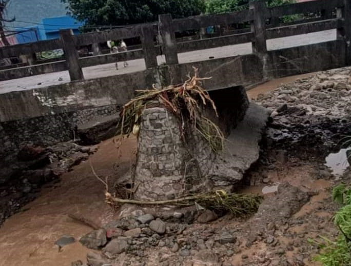 bridge Gabbar Singh Army Camp washed away