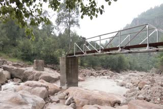 Udhampur Footbridge swept away