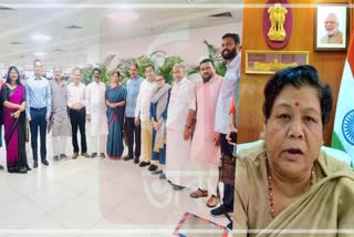 INDIA Opposition team on two day visit to Manipur