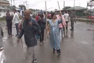 27th batch of amarnath pilgrims left for amarnath cave from jammu