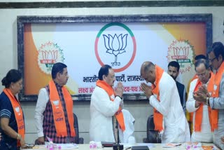 Rajasthan BJP leaders gave message of solidarity