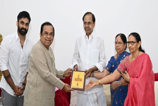 Brahmanandam Met CM KCR