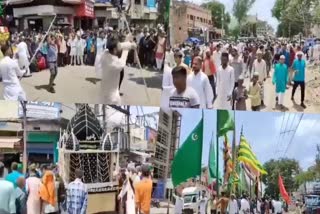 Muharram procession in Jhumri tilaiya