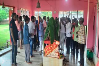 farmers chanting hymns of gods for rain