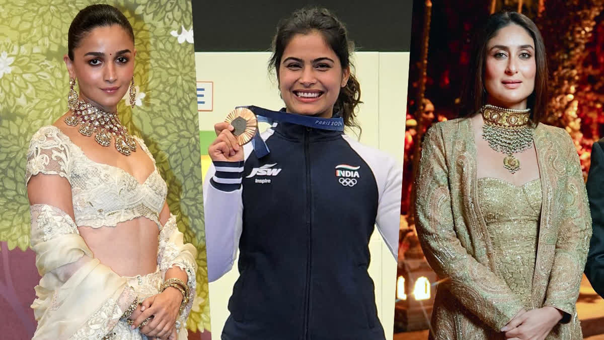 Kareena, Alia, others congratulate Manu Bhaker for Bronze win at Paris Olympics 2024