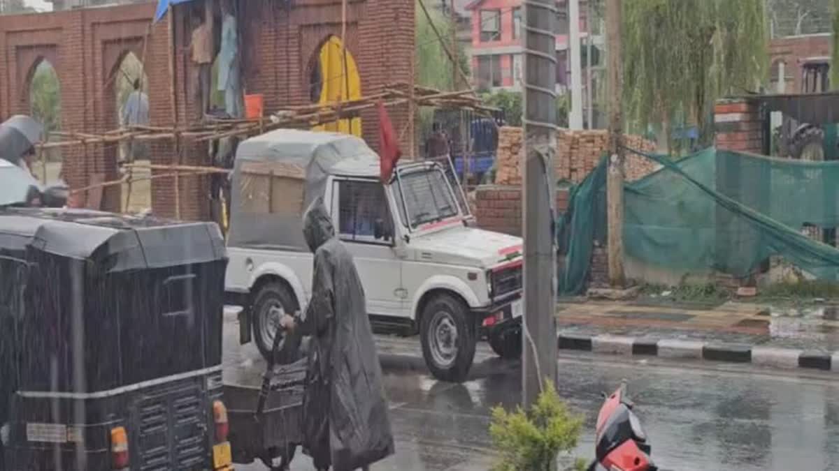 Rains Bring Respite From Heatwave In Kashmir