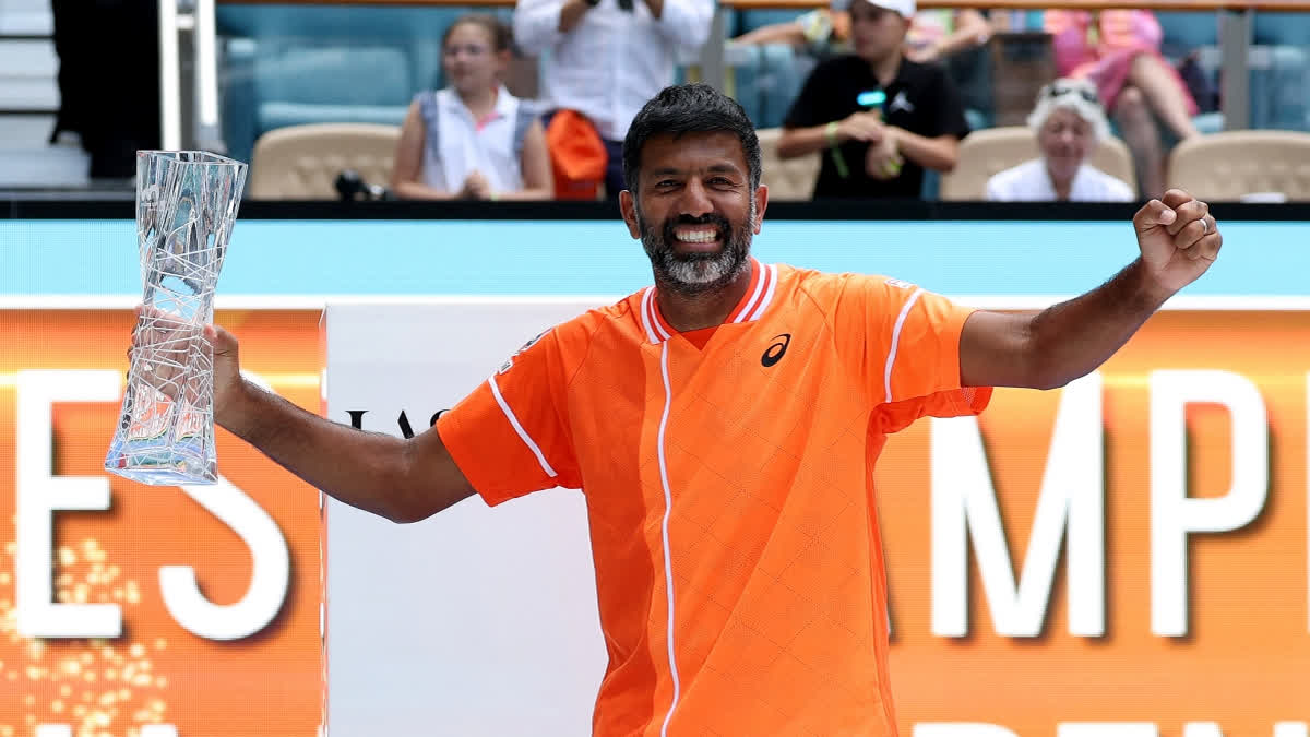 Veteran India tennis player Rohan Bopanna announced his retirement from the international tennis competition saying, "I have played my last match in an India jersey." The decision came after the 44-year-old and his men's doubles partner N Sriram Balaji suffered a heavy defeat against France's Edouard Roger-Vasselin and Gael Monfils in the first round of the ongoing Paris 2024 Olympics on Sunday.