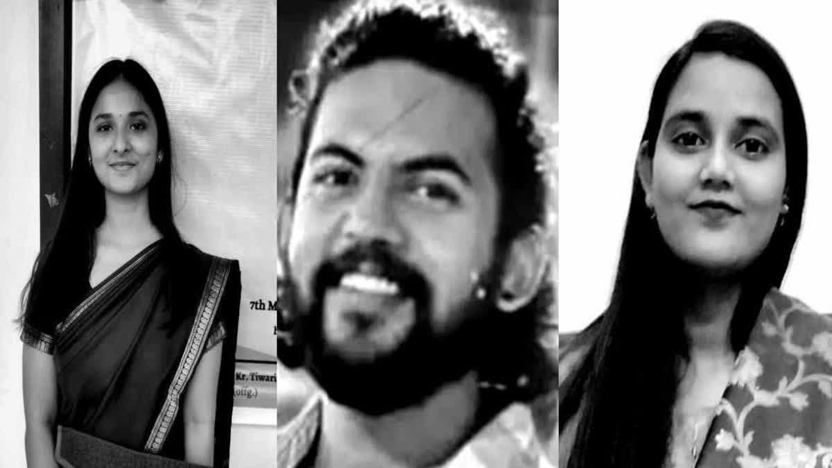 (From Left) Tanya Soni from Bihar, Navin Dalvin of Kerala and Shreya Yadav from Uttar Pradesh, the three IAS aspirants who drowned in a coaching centre in Delhi.