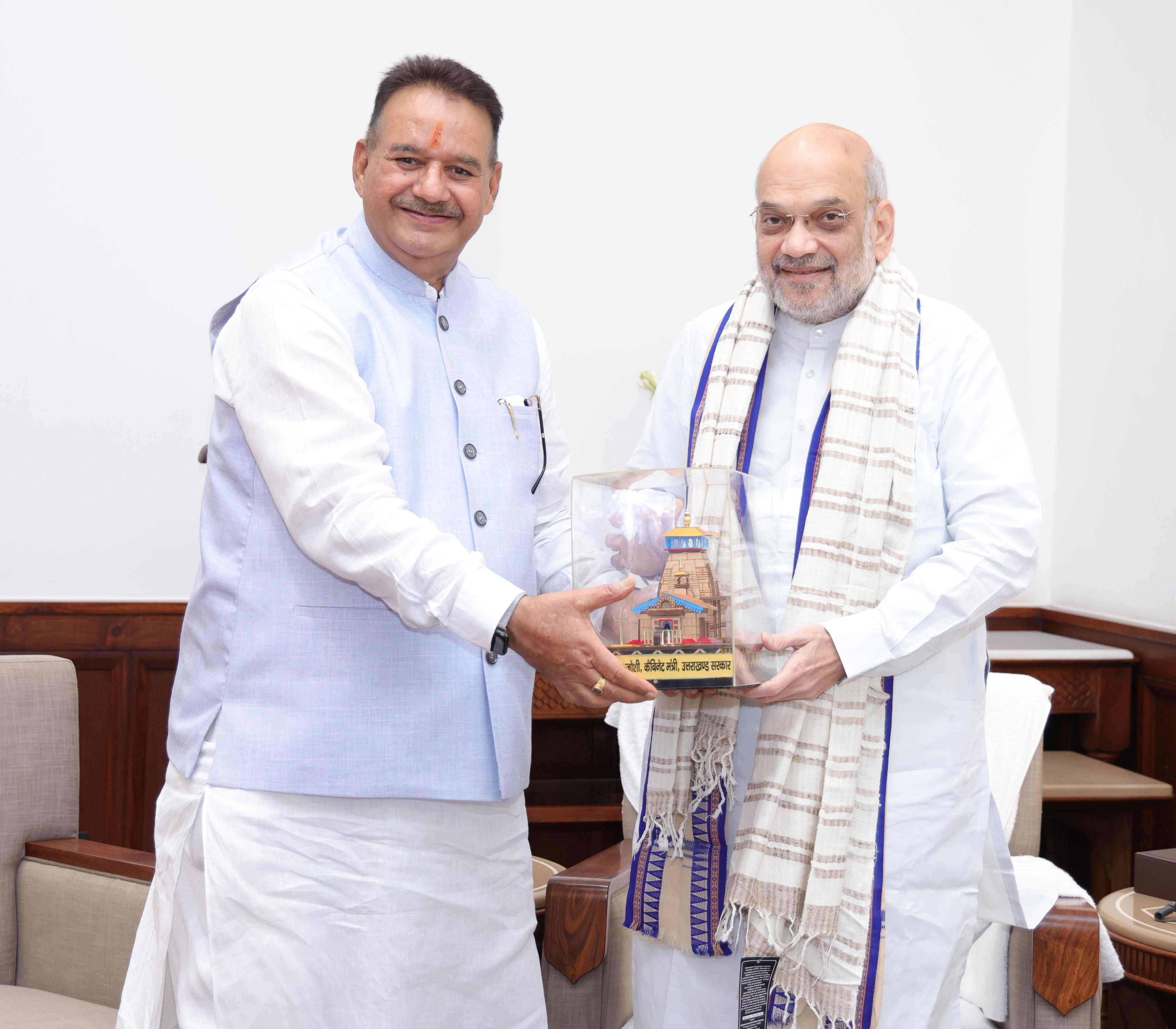 Ganesh Joshi Met Amit Shah in Delhi