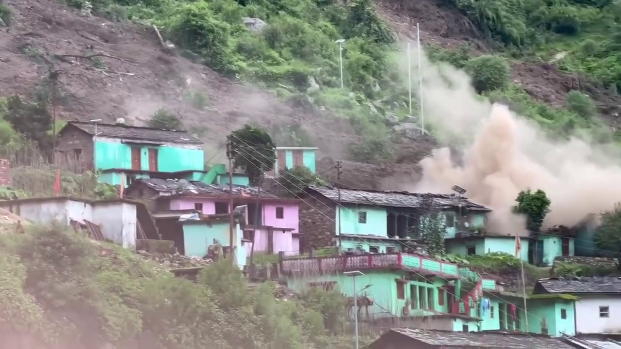 Landslide in Tingarh Village