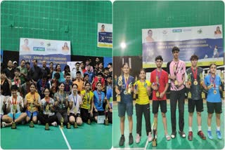 Players performed well in badminton championship