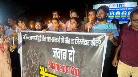 Following the deaths of three students in a flooding incident at Rau's IAS Study Circle, civil service aspirants have staged protests demanding justice. The police have fortified the area with additional forces and barricades to control the situation and ensure minimal disruption to nearby facilities and traffic.