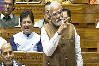 PM Modi in Lok Sabha