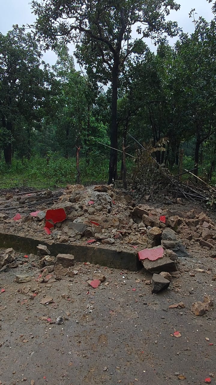 Naxalite memorial demolished
