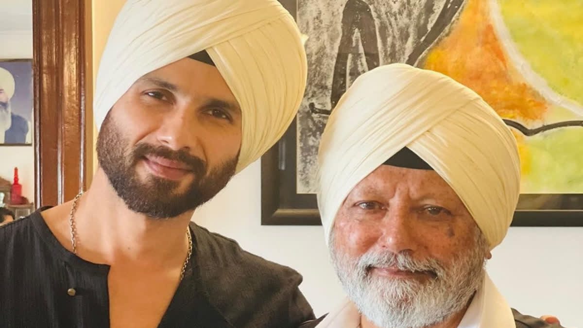 Shahid Kapoor channelises his inner Punjabi vibes in latest pictures with dad Pankaj Kapur