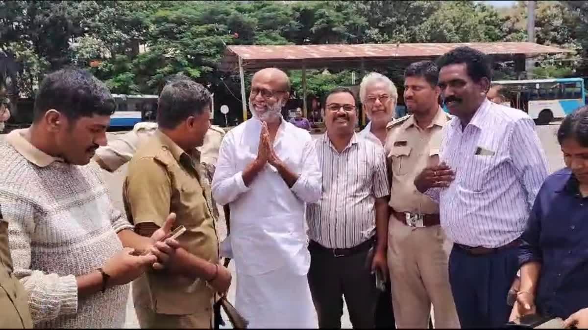 Rajinikanth visited the BMTC Depo